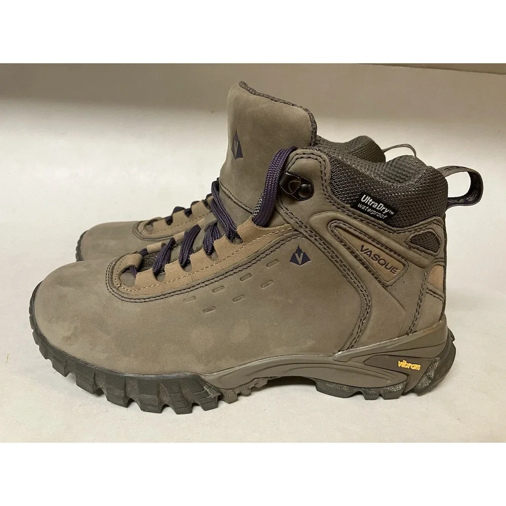 Vasque Women 7419 High Top Leather Waterproof Outdoor Hiking Boots Sneakers 7.5W